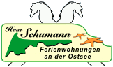 Ferienwohnung mit zwei Schlafzimmern, Garten und Brötchenservice auf der Halbinsel Darss